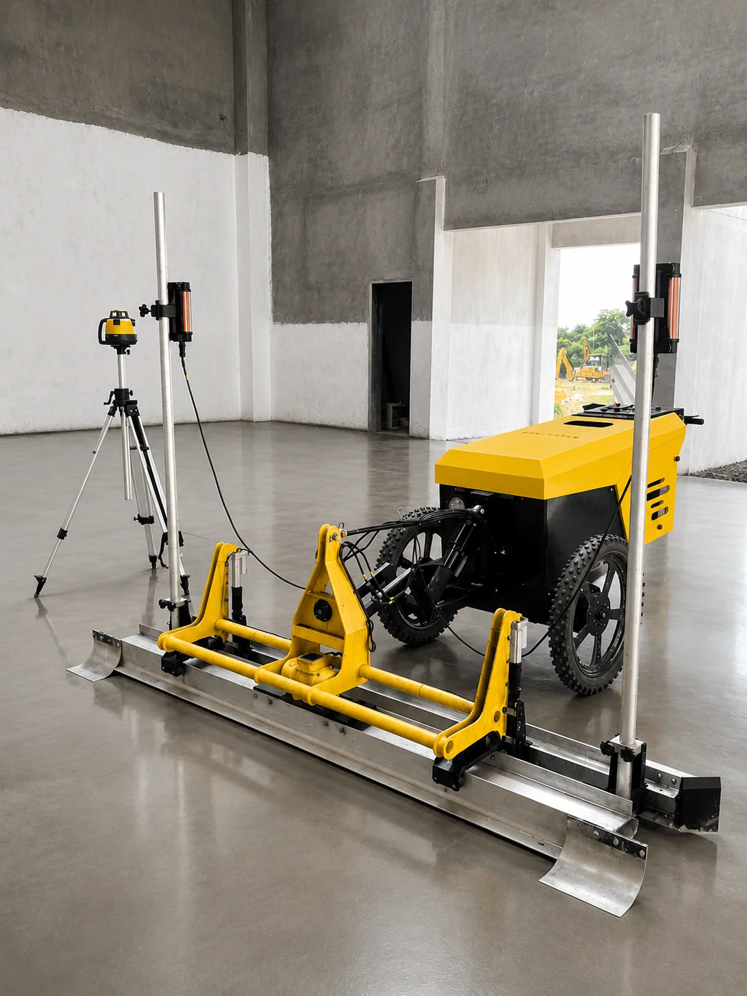 2-Wheel Laser Screed